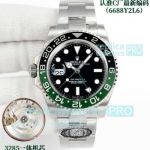 Clean Factory Top Clone New Left-Handed Rolex GMT Master II Gain Weight Oyster 3285 Watch 